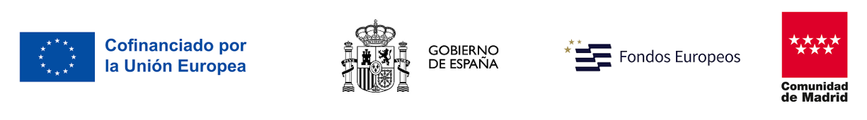 Cofinanciación Unión Europea - Gobierno de España - Fondos Europeos - Comunidad de Madrid